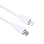 Kabel Solight USB-C/Lightning, złącze USB-C - złącze Lightning, silikon, 1 m