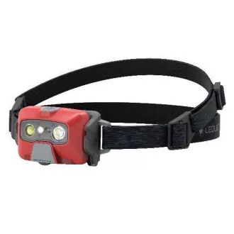 Latarka czołowa Ledlenser HF6R Core, czerwona
