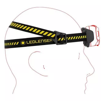 Latarka czołowa Ledlenser HF6R, żółta