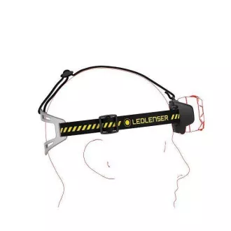 Latarka czołowa Ledlenser HF8R, żółta Latarka czołowa Ledlenser HF8R, żółta