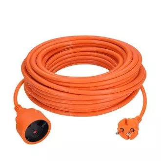 Przewód ruchomy Solight 1z - złącze, 10m, 2 x 1, 5mm2, pomarańczowy
