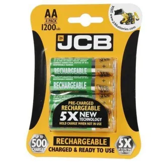 JCB RTU NiMH AA/R06, min.1200mAh, wstępnie naładowane, blister 4 szt.