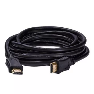 Kabel Solight HDMI z Ethernetem, złącze HDMI 2.0 A - złącze HDMI 2.0 A, blister, 3 m Kabel Solight HDMI z Ethernetem, złącze HDMI 2.0 A - złącze HDMI 2.0 A, blister, 3 m
