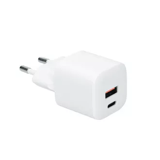 Solight USB-C   USB-A szybka ładowarka GaN 20W PD