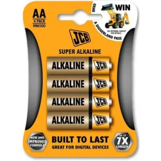Bateria alkaliczna JCB SUPER LR06, blister 4 szt.