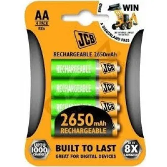 JCB RTU NiMH AA / R06, min.2400mAh, wstępnie naładowane, blister 4 szt.
