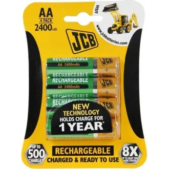 JCB RTU NiMH AA / R06, min.2400mAh, wstępnie naładowane, blister 4 szt.
