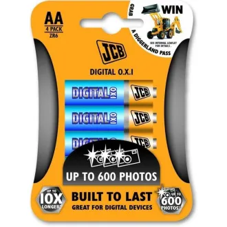 JCB OXI DIGITAL bateria alkaliczna LR06, blister 4 szt.