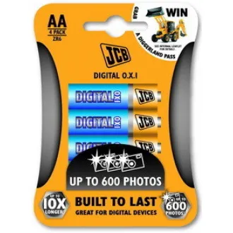 JCB OXI DIGITAL bateria alkaliczna LR06, blister 4 szt.