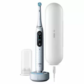 Szczoteczka elektryczna Oral-B iO10, 7 trybów, timer, czujnik nacisku, mapowanie 3D i inteligentne funkcje, biała Szczoteczka elektryczna Oral-B iO10, 7 trybów, timer, czujnik nacisku, mapowanie 3D i inteligentne funkcje, biała