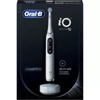 Szczoteczka elektryczna Oral-B iO10, 7 trybów, timer, czujnik nacisku, mapowanie 3D i inteligentne funkcje, biała Szczoteczka elektryczna Oral-B iO10, 7 trybów, timer, czujnik nacisku, mapowanie 3D i inteligentne funkcje, biała
