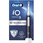 Szczoteczka elektryczna Oral-B iO Series 3 Matt Black, magnetyczna, 3 tryby, czujnik nacisku - Rozpakowany