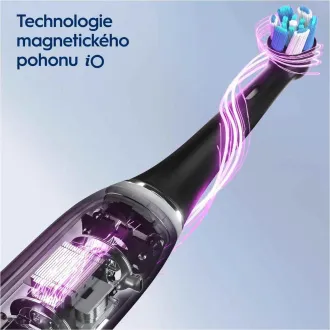 Szczoteczka elektryczna Oral-B iO Series 3 Matt Black, magnetyczna, 3 tryby, czujnik nacisku - Rozpakowany Szczoteczka elektryczna Oral-B iO Series 3 Matt Black, magnetyczna, 3 tryby, czujnik nacisku - Rozpakowany