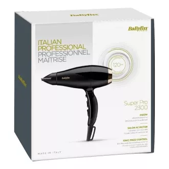 Suszarka do włosów Babyliss 6714E, 2300 W, 3 temperatury, 2 prędkości, zimny nawiew, czarna Suszarka do włosów Babyliss 6714E, 2300 W, 3 temperatury, 2 prędkości, zimny nawiew, czarna