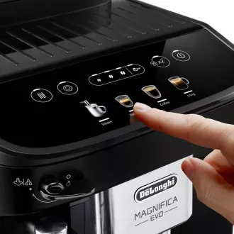 DeLonghi Magnifica Evo ECAM 290.21.B, automatyczny ekspres do kawy, wbudowany młynek, 1450 W, 15 bar, automatyczne wyłączanie, czarny DeLonghi Magnifica Evo ECAM 290.21.B, automatyczny ekspres do kawy, wbudowany młynek, 1450 W, 15 bar, automatyczne wyłączanie, czarny