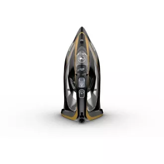 Żelazko parowe Tefal FV9865E0 Ultimate Pure, 3000 W, automatyczne wyłączanie, zraszanie, szybkie nagrzewanie, czarny/złoty Żelazko parowe Tefal FV9865E0 Ultimate Pure, 3000 W, automatyczne wyłączanie, zraszanie, szybkie nagrzewanie, czarny/złoty