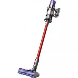 Odkurzacz bezprzewodowy Dyson V11 Absolute Extra (2022), akumulator litowo-jonowy, filtr HEPA, pojemnik zbiorczy, czerwony - Używany