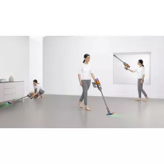Dyson V12 Detect Slim Absolute 2023, odkurzacz bezprzewodowy, technologia podświetlenia, 3 tryby, wyświetlacz LCD Dyson V12 Detect Slim Absolute 2023, odkurzacz bezprzewodowy, technologia podświetlenia, 3 tryby, wyświetlacz LCD