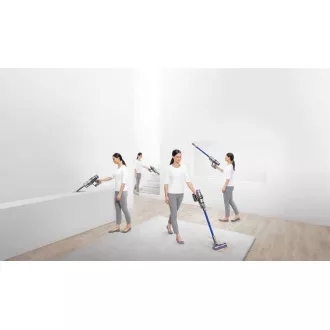Odkurzacz bezprzewodowy Dyson V11 Absolute, akumulator litowo-jonowy, wyświetlacz LCD, 3 tryby pracy, pojemnik zbiorczy, niebieski / srebrny - Rozpakowany Odkurzacz bezprzewodowy Dyson V11 Absolute, akumulator litowo-jonowy, wyświetlacz LCD, 3 tryby pracy, pojemnik zbiorczy, niebieski / srebrny - Rozpakowany