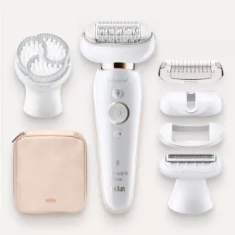 Depilator Braun Silk-épil 9 Flex SES 9030 3D, wodoodporny, technologia SensoSmart, ergonomiczny uchwyt, biały/złoty Depilator Braun Silk-épil 9 Flex SES 9030 3D, wodoodporny, technologia SensoSmart, ergonomiczny uchwyt, biały/złoty