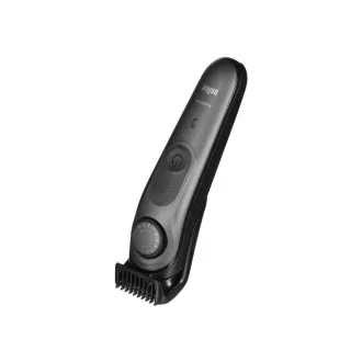 Trymer do brody Braun BT7940, 0,5-20 mm, akumulatorowy, 4 nasadki   Gillette, szary