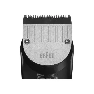 Trymer do brody Braun BT7940, 0,5-20 mm, akumulatorowy, 4 nasadki   Gillette, szary