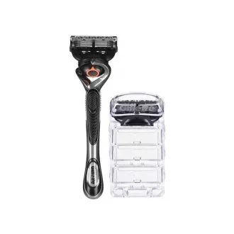 Trymer do brody Braun BT7940, 0,5-20 mm, akumulatorowy, 4 nasadki   Gillette, szary