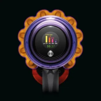 Dyson V15 Detect Absolute 2023, odkurzacz, 14 cyklonów, 240 AW, filtracja całego urządzenia, do 60 minut, żółty/szary Dyson V15 Detect Absolute 2023, odkurzacz, 14 cyklonów, 240 AW, filtracja całego urządzenia, do 60 minut, żółty/szary
