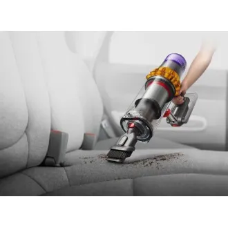 Dyson V15 Detect Absolute 2023, odkurzacz, 14 cyklonów, 240 AW, filtracja całego urządzenia, do 60 minut, żółty/szary Dyson V15 Detect Absolute 2023, odkurzacz, 14 cyklonów, 240 AW, filtracja całego urządzenia, do 60 minut, żółty/szary