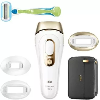 Depilator Braun Silk-expert Pro 5 PL5243 IPL, korpus, czujnik odcienia skóry, filtr UV, 3 głowice Depilator Braun Silk-expert Pro 5 PL5243 IPL, korpus, czujnik odcienia skóry, filtr UV, 3 głowice