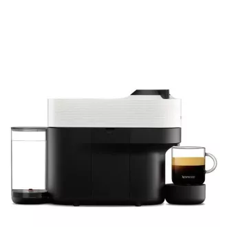 Ekspres do kawy na kapsułki Krups Nespresso XN920110 Vertuo Pop, 1500 W, Wi-Fi. Bluetooth, 4 rozmiary kawy, biały Ekspres do kawy na kapsułki Krups Nespresso XN920110 Vertuo Pop, 1500 W, Wi-Fi. Bluetooth, 4 rozmiary kawy, biały