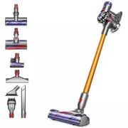 Odkurzacz sztyftowy Dyson V8 Absolute 2023, bezprzewodowy, bezworkowy, z filtrem, do wszystkich rodzajów podłóg