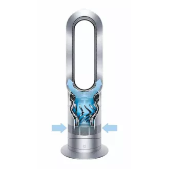 Wentylator Dyson Hot Cool AM09, wentylator podłogowy, 2000 W, wyświetlacz, bez wentylatora, pilot, biało-szary Wentylator Dyson Hot Cool AM09, wentylator podłogowy, 2000 W, wyświetlacz, bez wentylatora, pilot, biało-szary