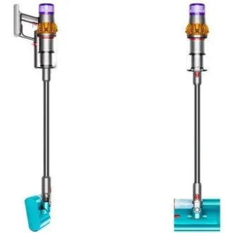 Bezprzewodowy odkurzacz Dyson V15s Detect Submarine, kij, wycieranie na mokro, wyświetlacz LCD, wielostopniowa filtracja Bezprzewodowy odkurzacz Dyson V15s Detect Submarine, kij, wycieranie na mokro, wyświetlacz LCD, wielostopniowa filtracja