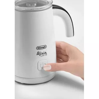 Automatyczny spieniacz do mleka DeLonghi Alicia Latte EMF2.W, pojemność 250/140 ml, opcja podgrzewania