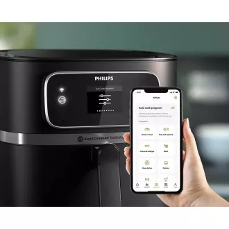 Philips 7000 Series Airfryer Combi XXL Connected HD9880/90 frytownica na gorące powietrze, 2200 W, Wi-Fi, programy automatyczne