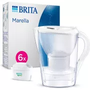 Brita Marella Cool biały   6 czajników filtrujących Maxtra Pro All-In-1, 2, 4 l, wskaźnik wymiany filtra, 6 wkładów filtrujących
