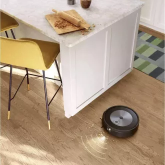 Odkurzacz automatyczny iRobot Roomba Combo j5 z mopem, nawigacją vSLAM, filtrem AeroForce, aplikacją iRobot Home, czarny