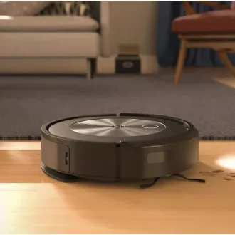 Odkurzacz automatyczny iRobot Roomba Combo j5 z mopem, nawigacją vSLAM, filtrem AeroForce, aplikacją iRobot Home, czarny