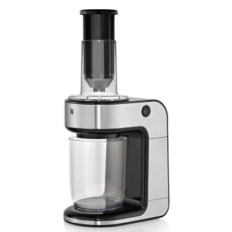 WMF Cult X spiralizer, 80 W, pojemnik 1,25 l, nasadki do krojenia, blokada przed dziećmi WMF Cult X spiralizer, 80 W, pojemnik 1,25 l, nasadki do krojenia, blokada przed dziećmi