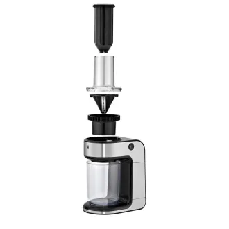 WMF Cult X spiralizer, 80 W, pojemnik 1,25 l, nasadki do krojenia, blokada przed dziećmi WMF Cult X spiralizer, 80 W, pojemnik 1,25 l, nasadki do krojenia, blokada przed dziećmi