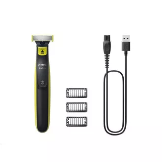 Trymer do twarzy Philips OneBlade QP2724/10, ładowanie USB, 3 grzebienie, wodoodporny