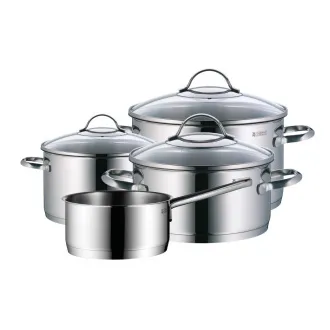 WMF Zestaw garnków Provence Plus, 4 części, stal nierdzewna WMF Zestaw garnków Provence Plus, 4 części, stal nierdzewna
