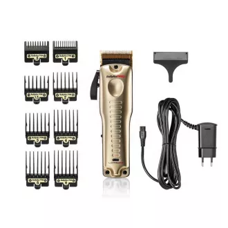 Profesjonalny trymer BaByliss Pro 4 FX825GE, tytanowe ostrza, akumulator 3300 mAh, złoty Profesjonalny trymer BaByliss Pro 4 FX825GE, tytanowe ostrza, akumulator 3300 mAh, złoty