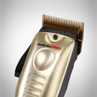 Profesjonalny trymer BaByliss Pro 4 FX825GE, tytanowe ostrza, akumulator 3300 mAh, złoty Profesjonalny trymer BaByliss Pro 4 FX825GE, tytanowe ostrza, akumulator 3300 mAh, złoty