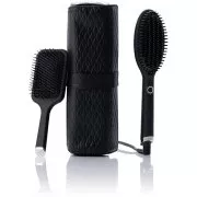 GHD Glide Hot Air Brush, technologia jonowa, zestaw upominkowy, kolekcja Iced Luxe, czarny