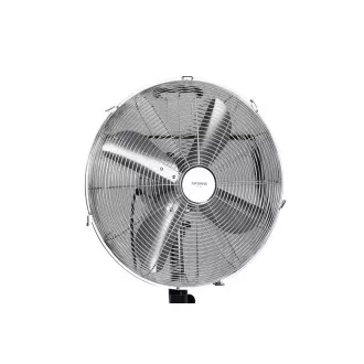 Metalowy wentylator stojący Orava SF-200 X, 3 poziomy prędkości, automatyczne obroty, srebrny