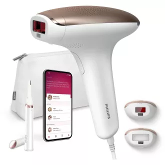 Depilator Philips Lumea IPL serii 7000, trymer HP6388, aplikacja, 2 nasadki Depilator Philips Lumea IPL serii 7000, trymer HP6388, aplikacja, 2 nasadki