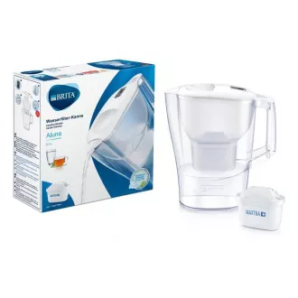 Czajnik z filtrem Brita Aluna Cool, 1x wkład filtrujący, biały