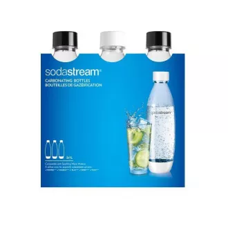 Butelki SodaStream, plastikowe, 3 sztuki